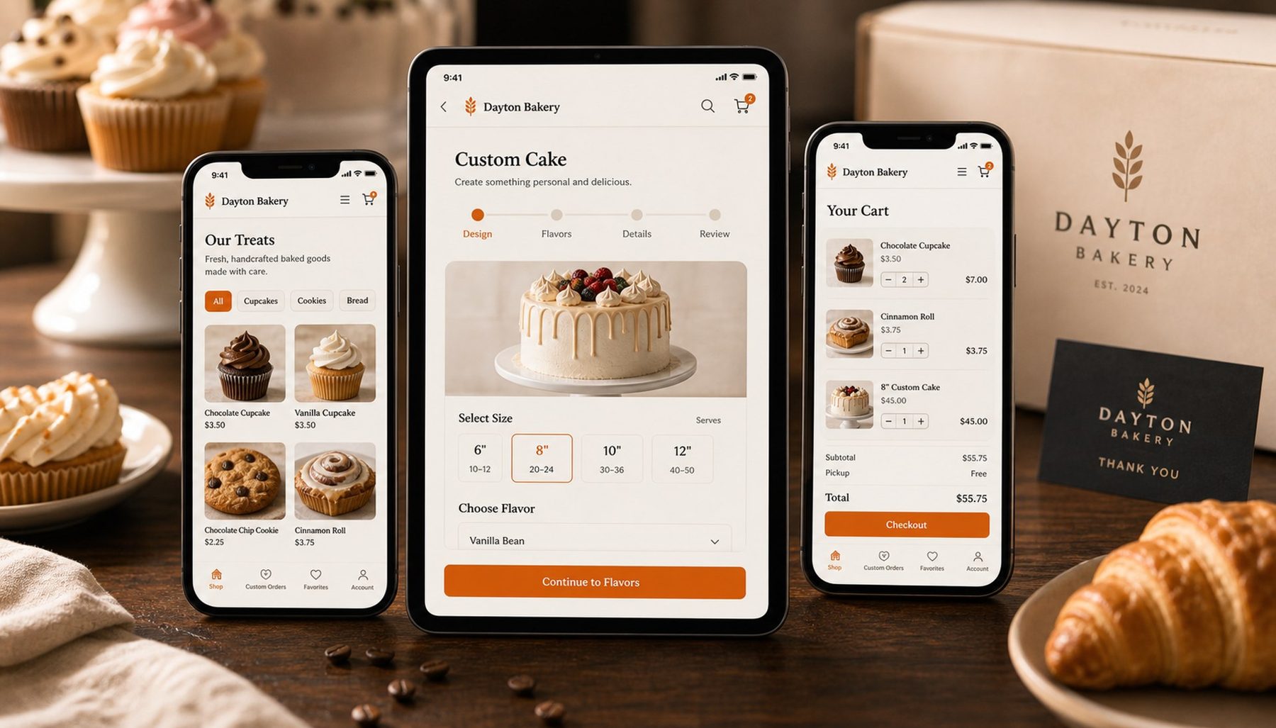 Example brand and product pages